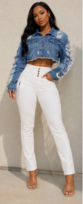 White Hot Denim 🤍 | High-Waisted Jeans That Do It All